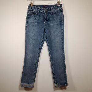 NYDJ Women's Cropped Blue Jeans Size 4P